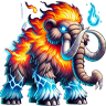 Mamutofire - Mythimon #246 Sprite Oficial