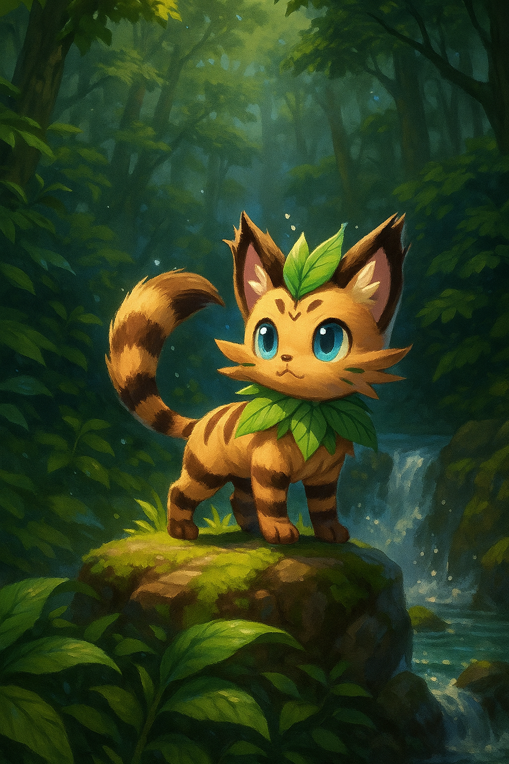 Gatito Mythimon #114 Ilustração Artística Folclore Brasileiro