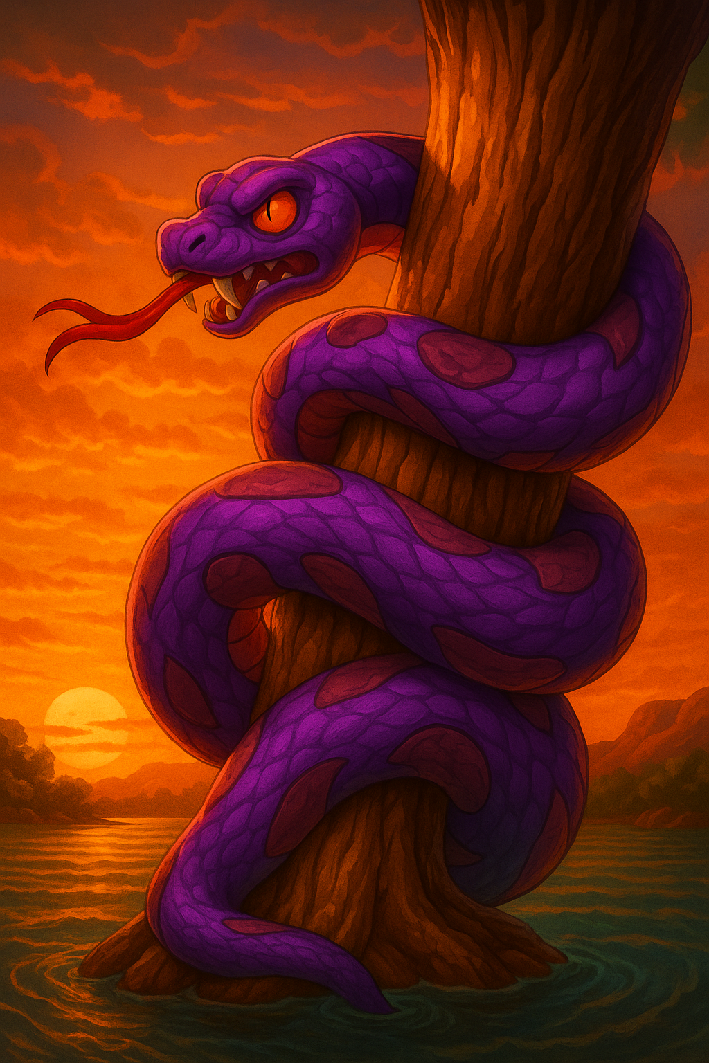 Boiunadon Mythimon #144 Ilustração Artística Folclore Brasileiro