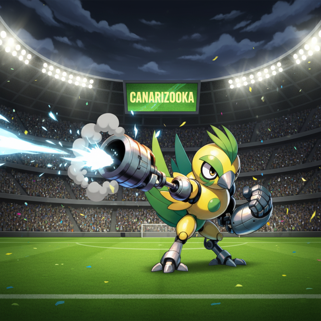 Canarinzooka Mythimon #236 Ilustração Artística Folclore Brasileiro