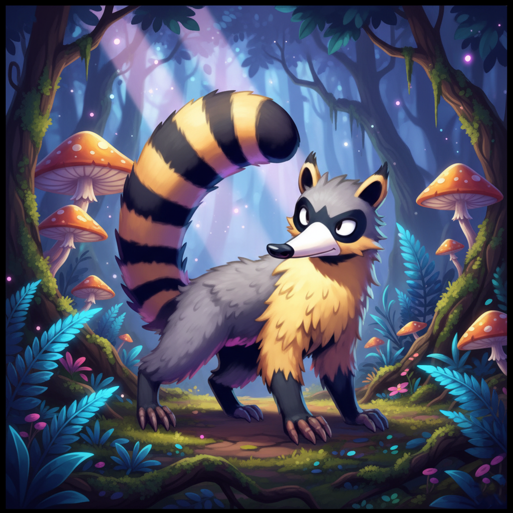 Paiquati Mythimon #361 Ilustração Artística Folclore Brasileiro