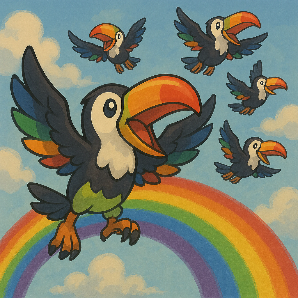 Tucanfly Mythimon #38 Ilustração Artística Folclore Brasileiro