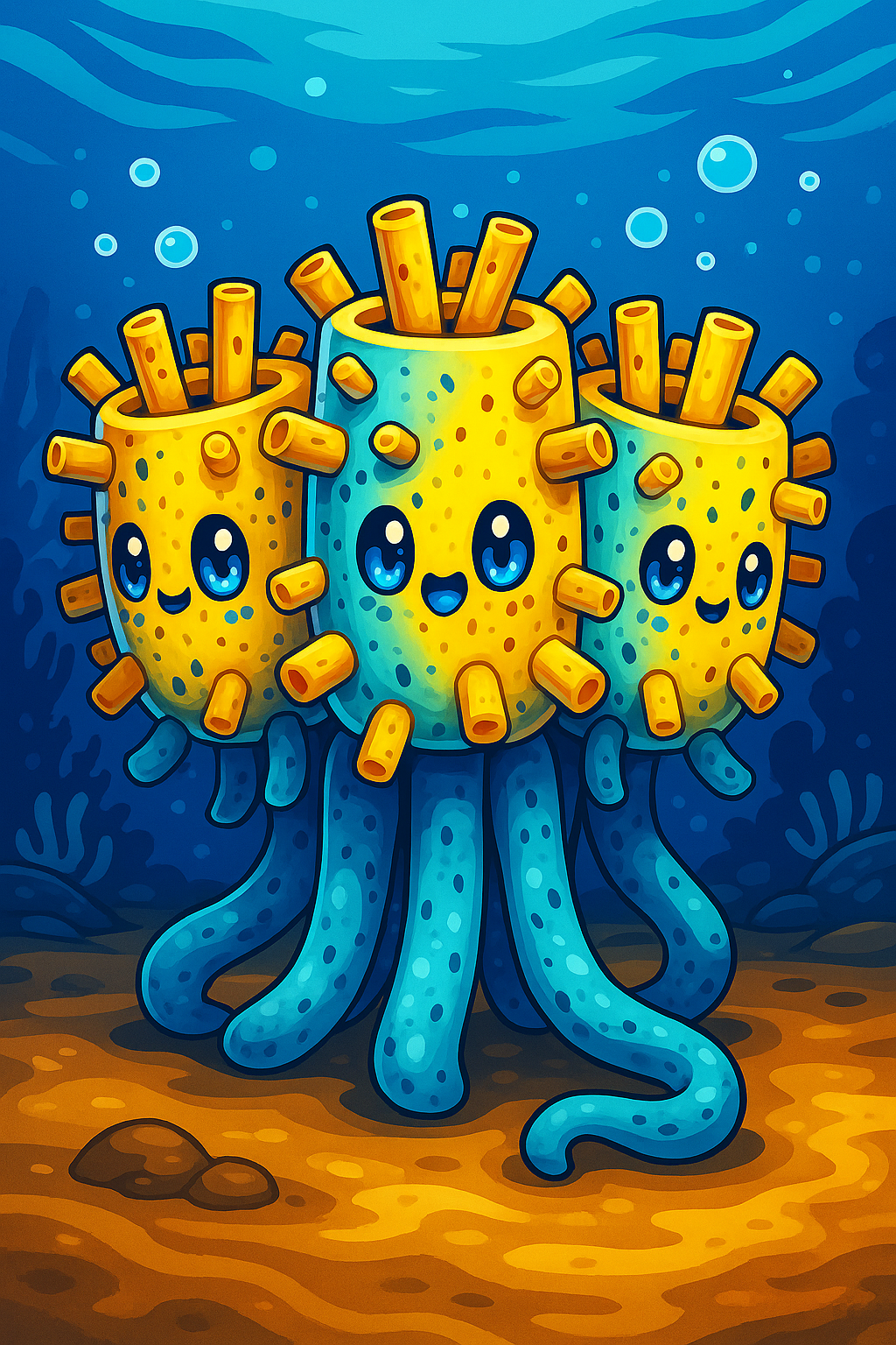 Trispongeon Mythimon #391 Ilustração Artística Folclore Brasileiro