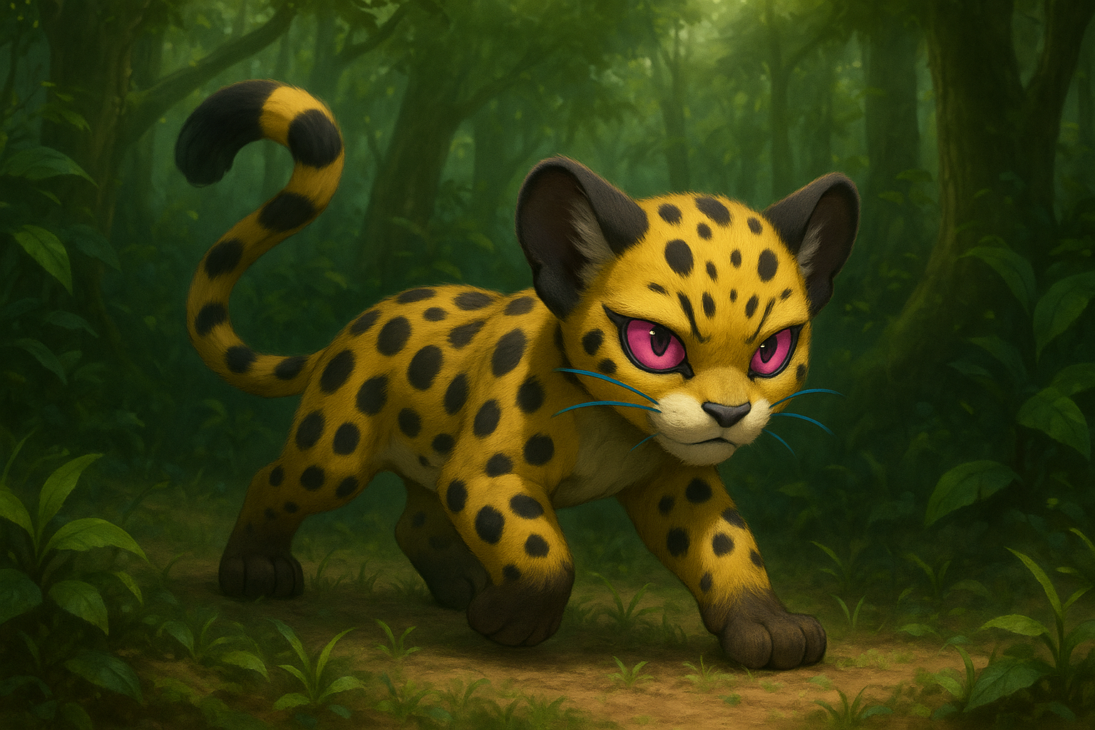 Yaguarlhote Mythimon #41 Ilustração Artística Folclore Brasileiro