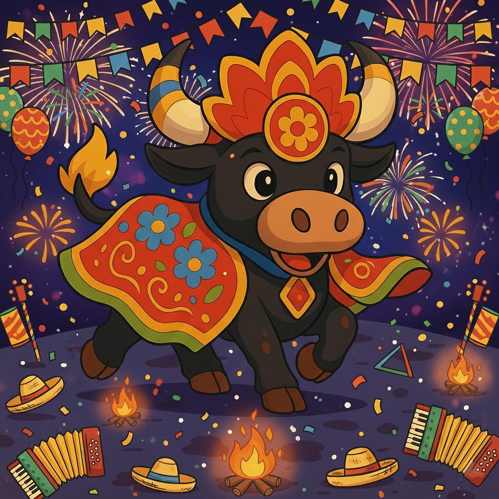 Bumboi Mythimon #428 Ilustração Artística Folclore Brasileiro