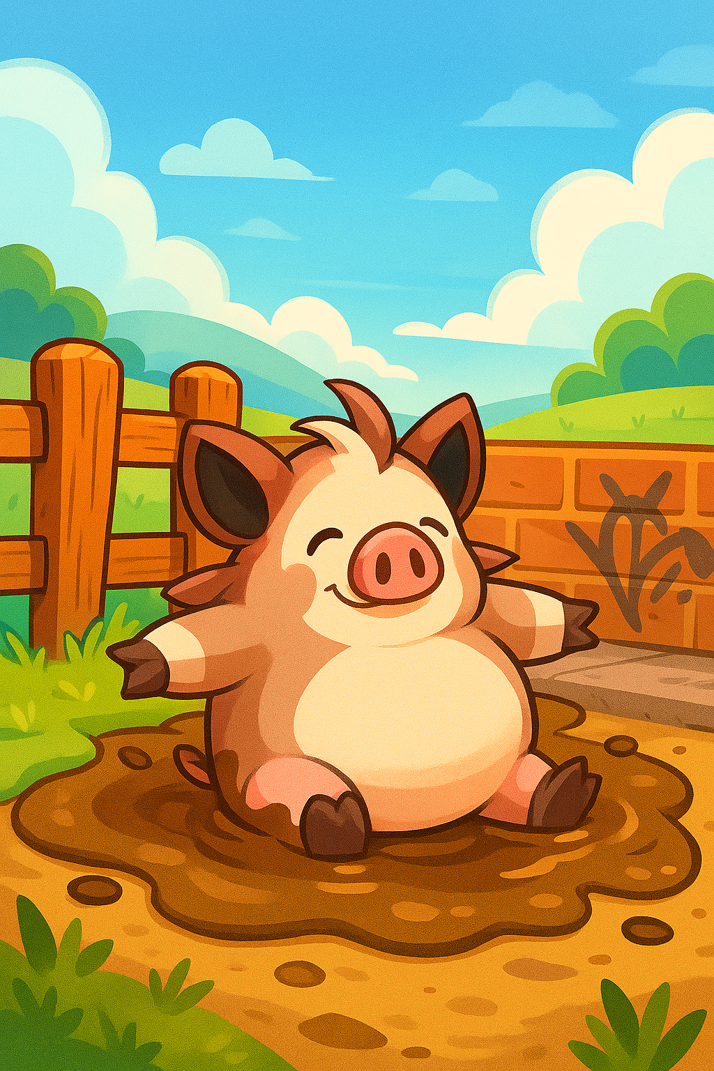 porkito Mythimon #62 Ilustração Artística Folclore Brasileiro