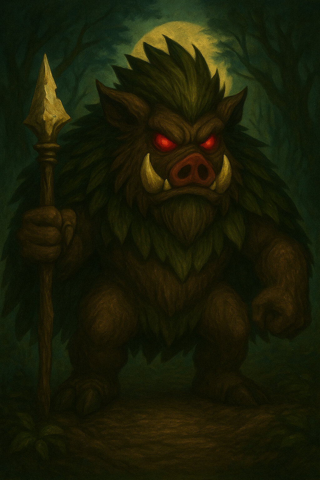 Tuturamba #086 — arte conceitual do monster tamer brasileiro Mythimon, criatura tipo Sombrio/Planta