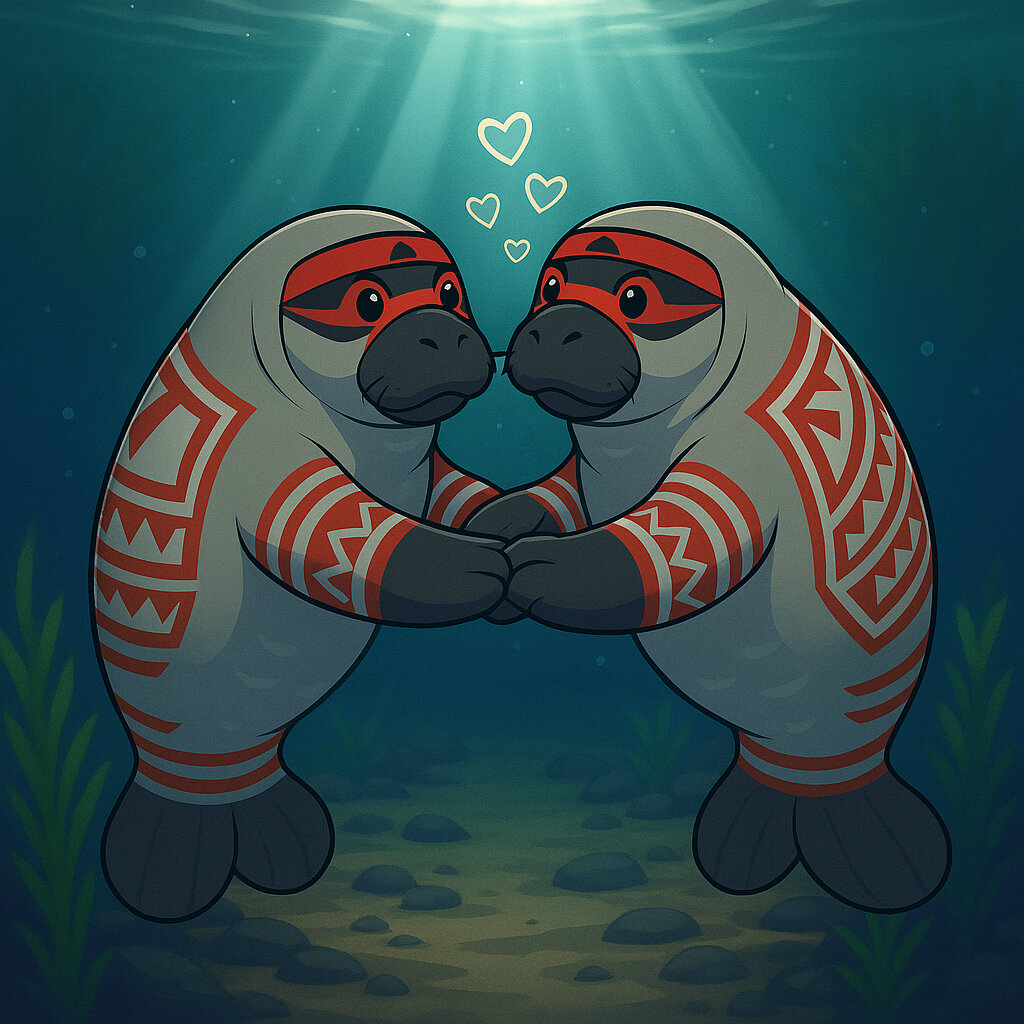 Garaucá #238 — arte conceitual do monster tamer brasileiro Mythimon, criatura tipo Água/Normal