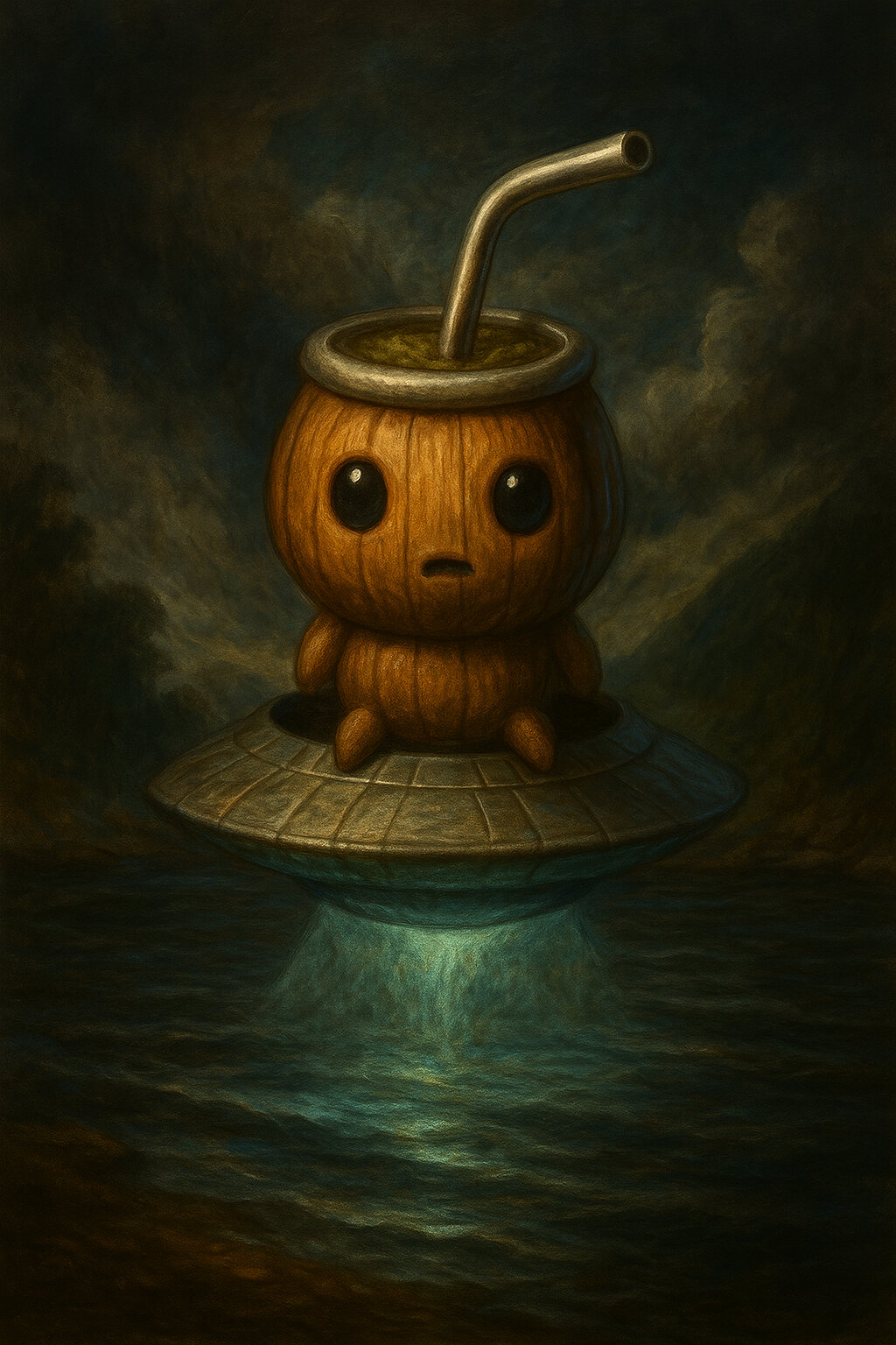 Kuyacag #357 — arte conceitual do monster tamer brasileiro Mythimon, criatura tipo Terra/Água