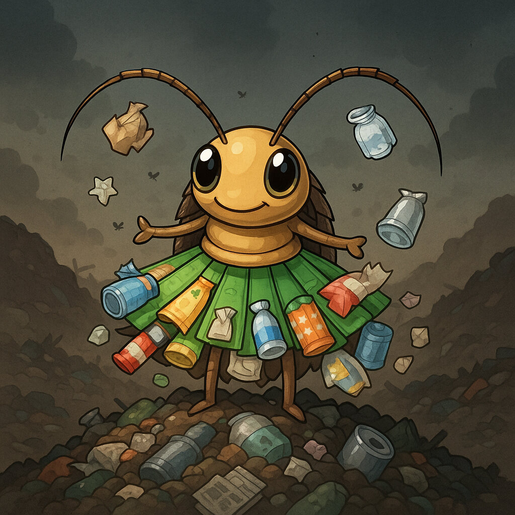 Barasaia #061 — arte conceitual do monster tamer brasileiro Mythimon, criatura tipo Inseto