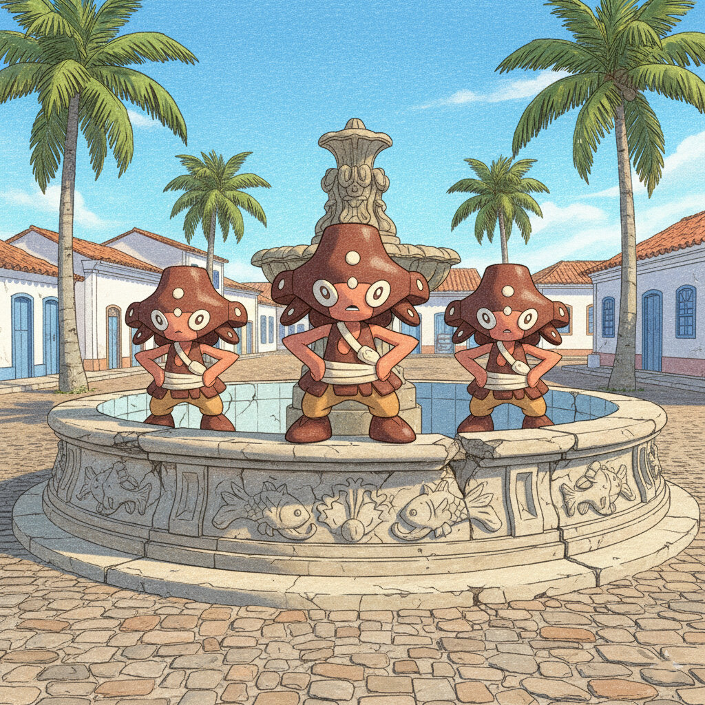 Claymaster #216 — arte conceitual do monster tamer brasileiro Mythimon, criatura tipo Terra