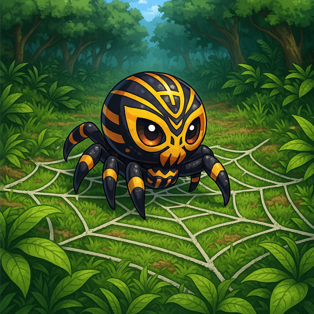 Arachikick #138 — arte conceitual do monster tamer brasileiro Mythimon, criatura tipo Inseto/Lutador