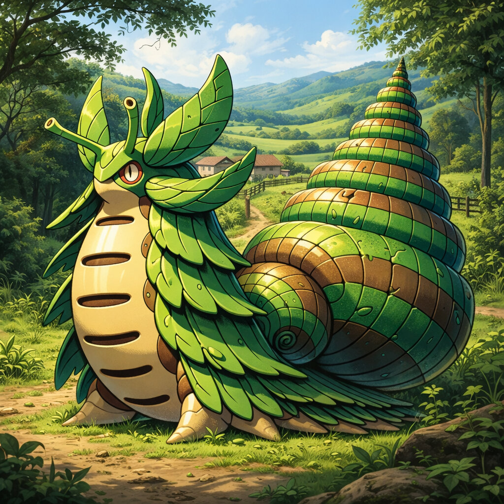 Aruamato #109 — arte conceitual do monster tamer brasileiro Mythimon, criatura tipo Planta/Terra