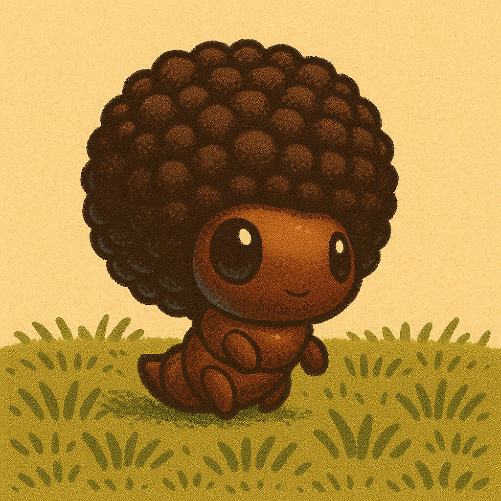 Larbisoro #152 — arte conceitual do monster tamer brasileiro Mythimon, criatura tipo Inseto/Sombrio