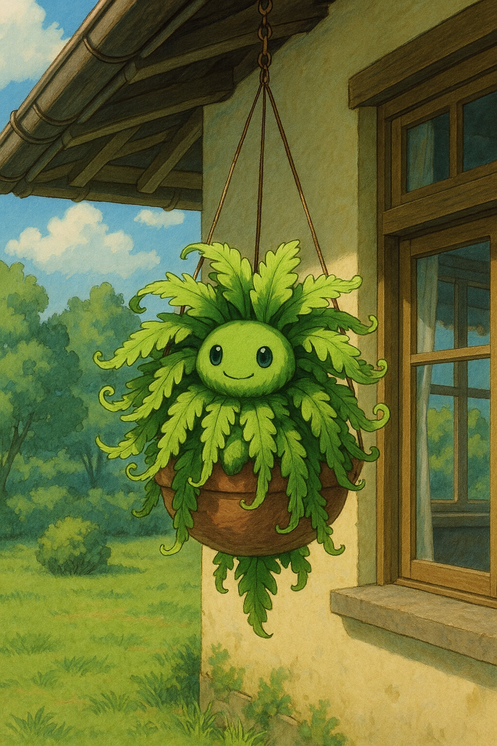 Samamba #284 — arte conceitual do monster tamer brasileiro Mythimon, criatura tipo Planta/Veneno