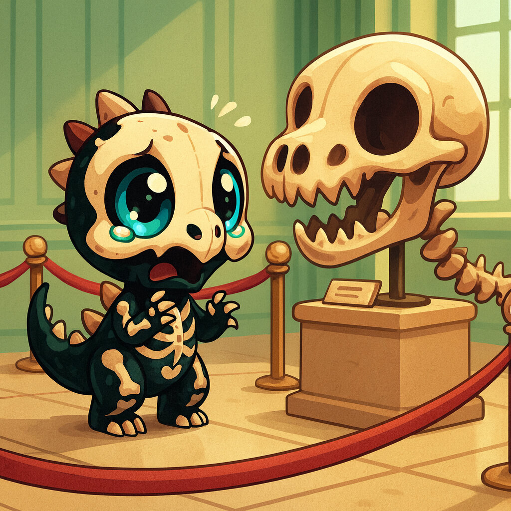 Sauraci #225 — arte conceitual do monster tamer brasileiro Mythimon, criatura tipo Fantasma/Terra