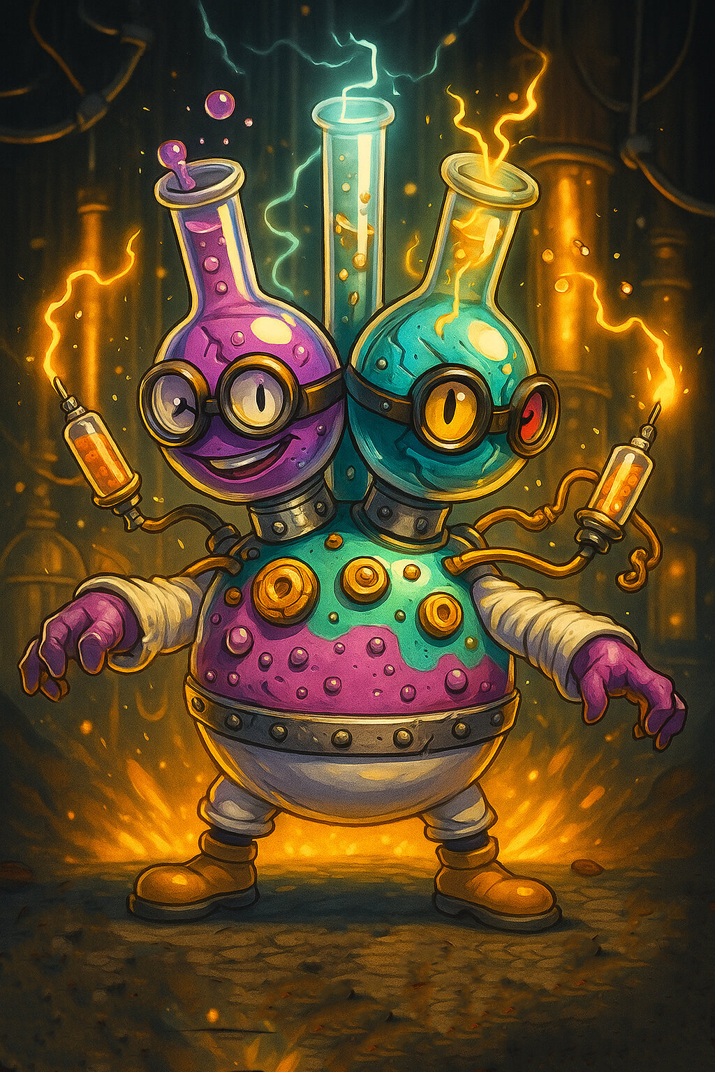 Tibionio #326 — arte conceitual do monster tamer brasileiro Mythimon, criatura tipo Normal