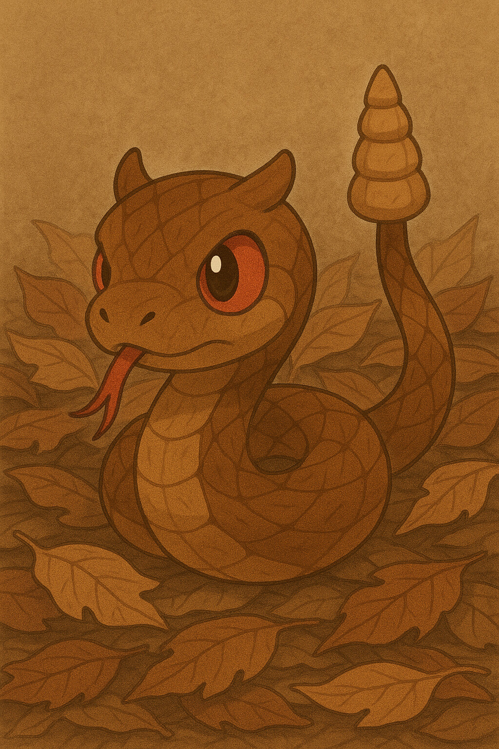 Chocalíngua #104 — arte conceitual do monster tamer brasileiro Mythimon, criatura tipo Veneno/Sombrio