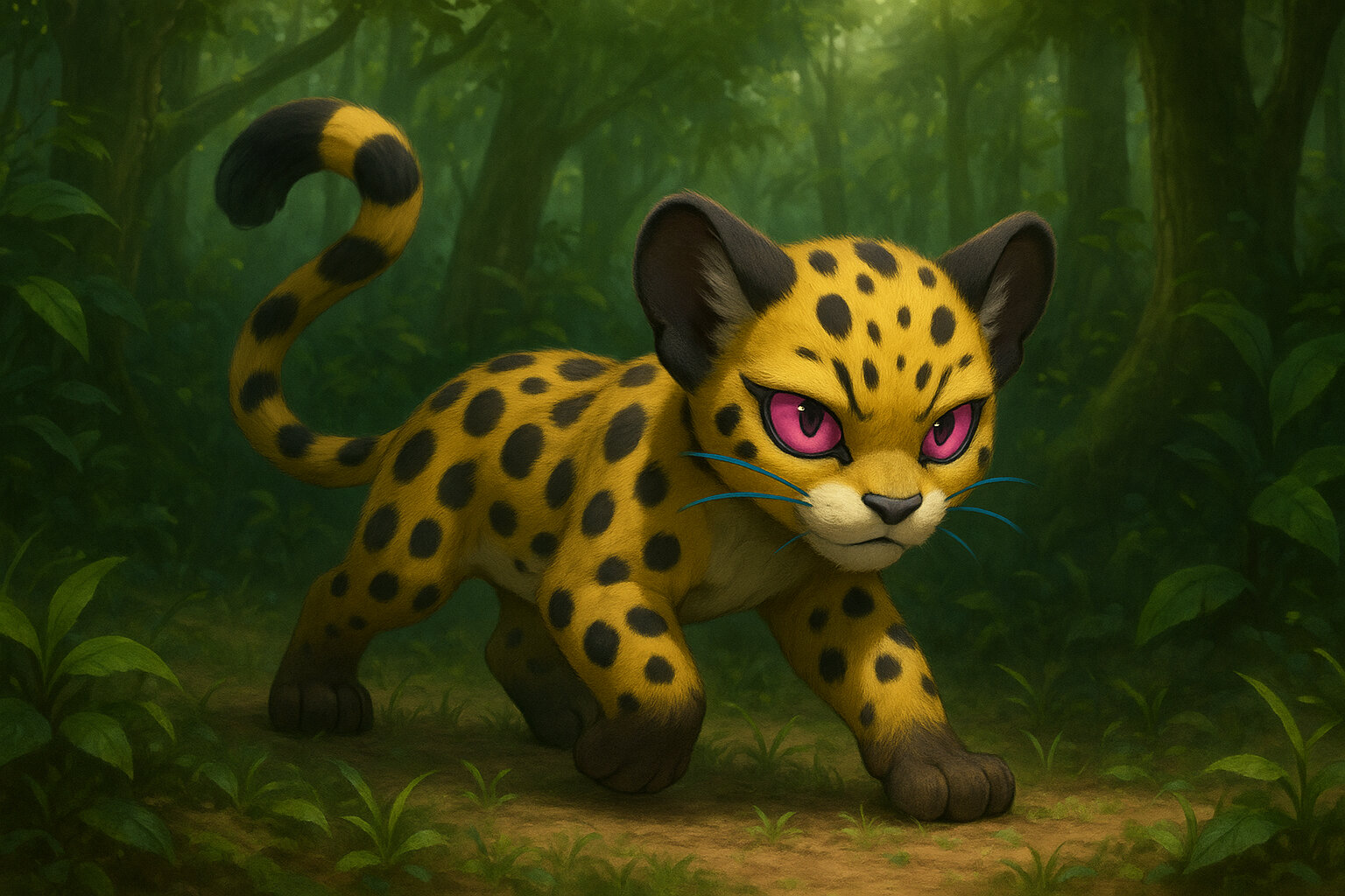 Yaguarlhote #195 — arte conceitual do monster tamer brasileiro Mythimon, criatura tipo Normal