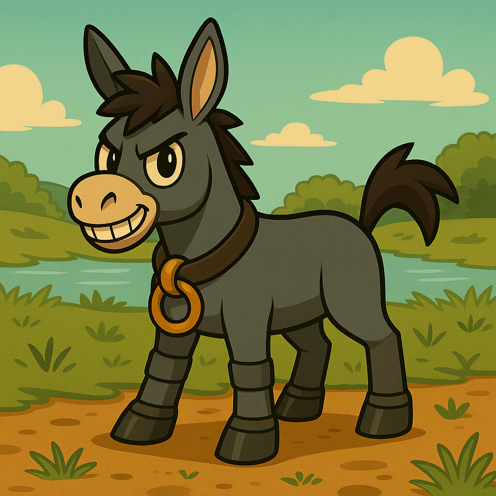 Celestin #077 — arte conceitual do monster tamer brasileiro Mythimon, criatura tipo Normal