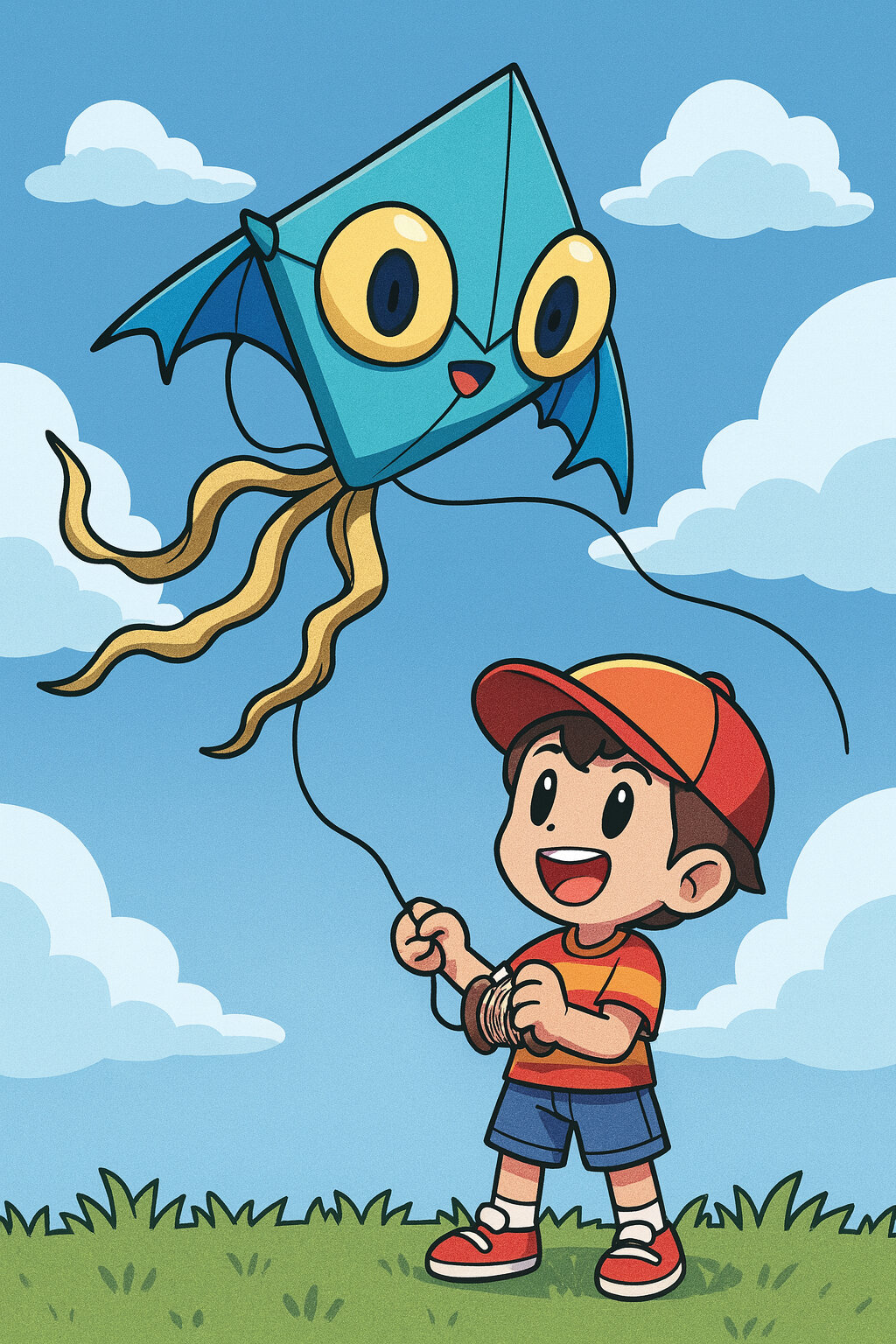 Relow #137 — arte conceitual do monster tamer brasileiro Mythimon, criatura tipo Voador