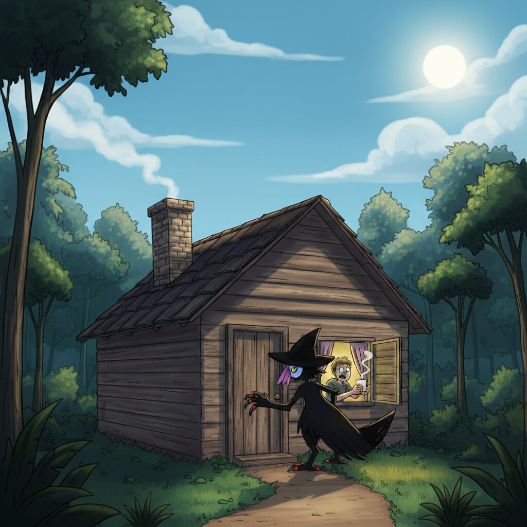 Matireira #099 — arte conceitual do monster tamer brasileiro Mythimon, criatura tipo Sombrio/Fada