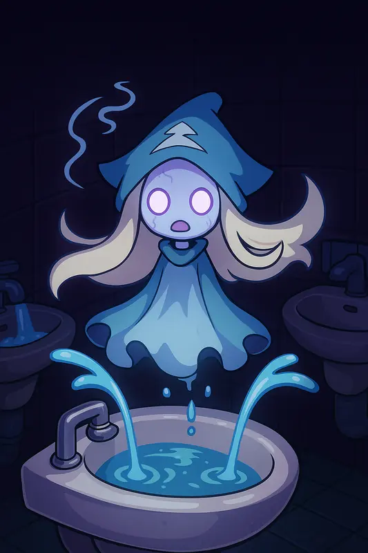 Banhelit #134 — arte conceitual do monster tamer brasileiro Mythimon, criatura tipo Fantasma/Água