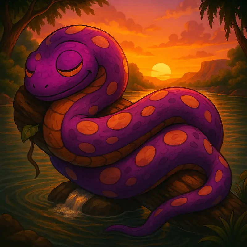 Celerpente #170 — arte conceitual do monster tamer brasileiro Mythimon, criatura tipo Água