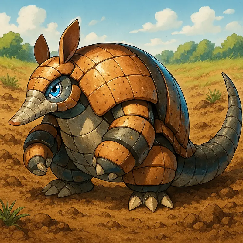 Tabola #081 — arte conceitual do monster tamer brasileiro Mythimon, criatura tipo Terra/Pedra
