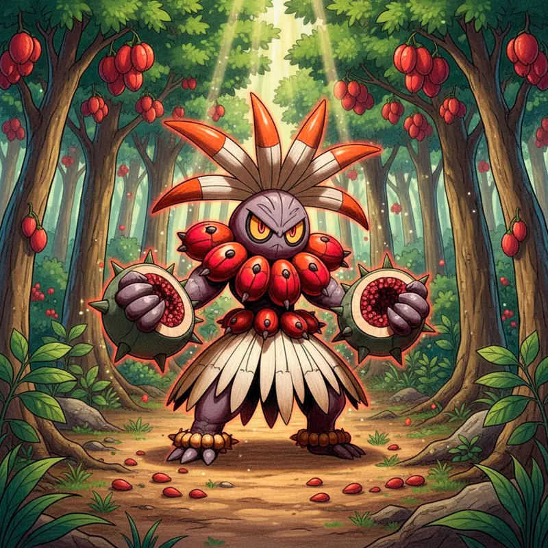 Urucor #239 — arte conceitual do monster tamer brasileiro Mythimon, criatura tipo Planta