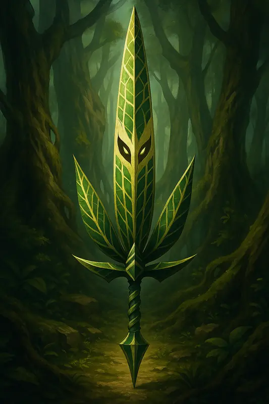 Sanseleaf #188 — arte conceitual do monster tamer brasileiro Mythimon, criatura tipo Planta