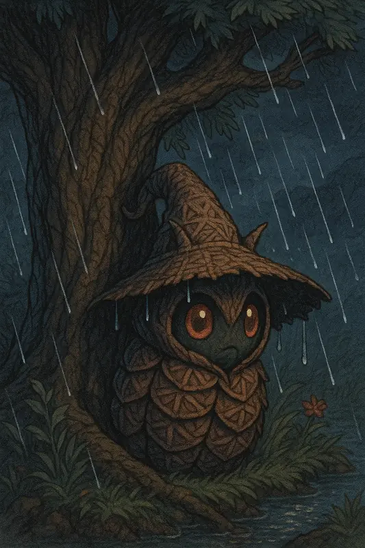 Pupirana #020 — arte conceitual do monster tamer brasileiro Mythimon, criatura tipo Inseto