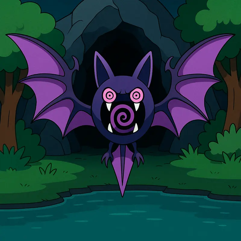 Espiralito #173 — arte conceitual do monster tamer brasileiro Mythimon, criatura tipo Psíquico/Voador