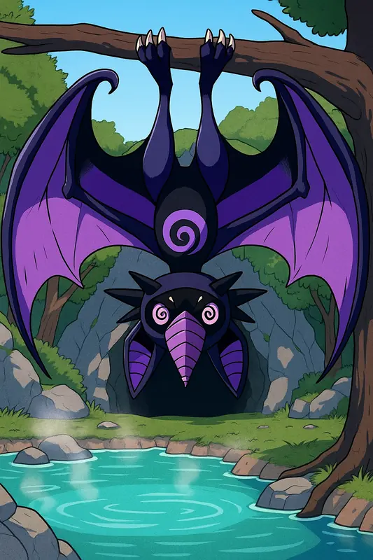 Sonareye #174 — arte conceitual do monster tamer brasileiro Mythimon, criatura tipo Psíquico/Voador