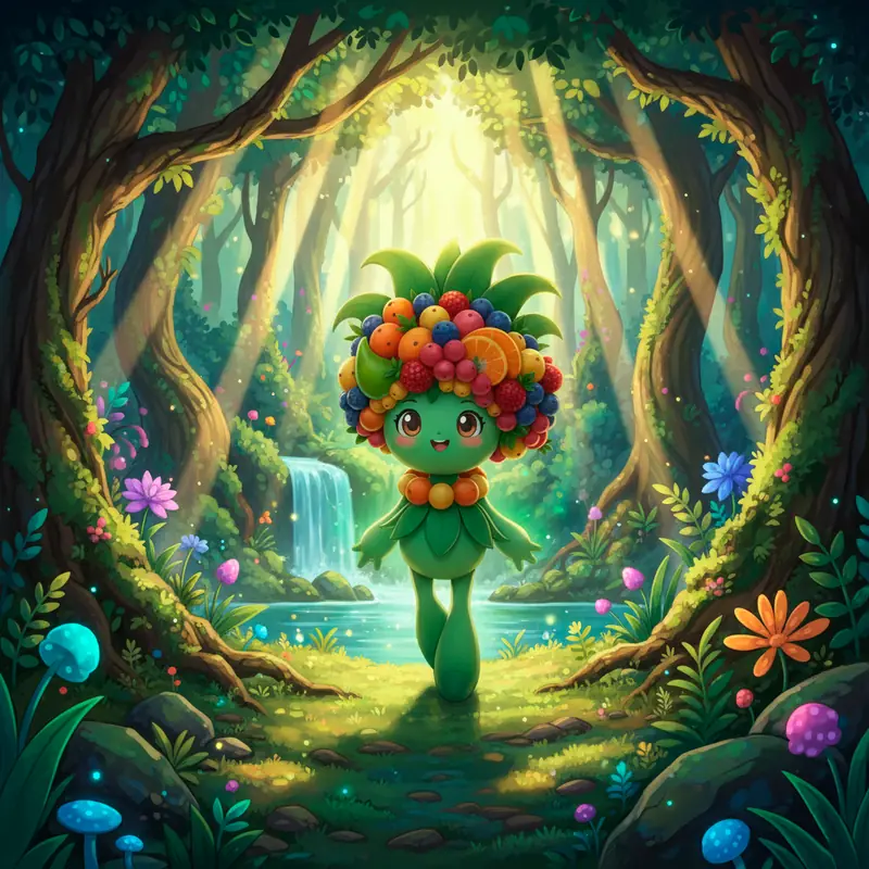 Mirinranda #361 — arte conceitual do monster tamer brasileiro Mythimon, criatura tipo Planta