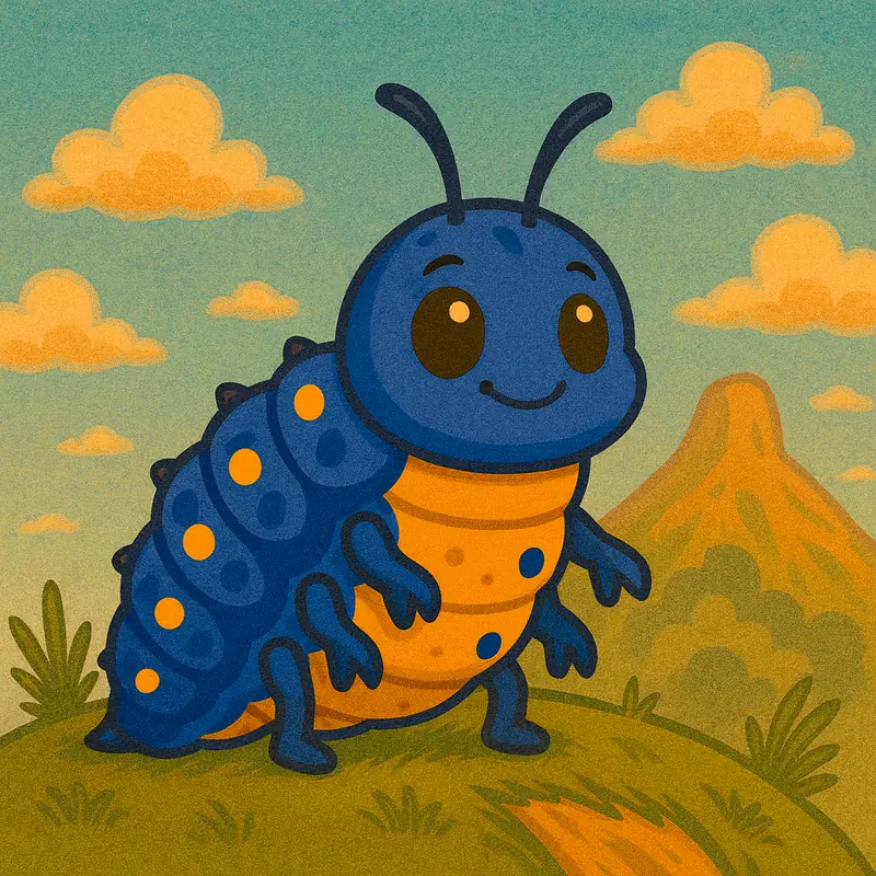 Larjubinha #309 — arte conceitual do monster tamer brasileiro Mythimon, criatura tipo Inseto/Fada