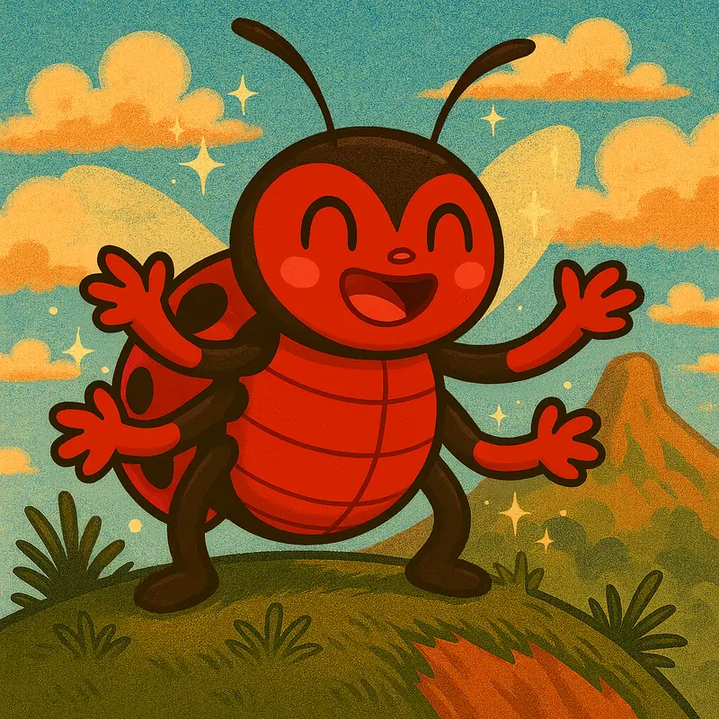 Jojubinha #310 — arte conceitual do monster tamer brasileiro Mythimon, criatura tipo Inseto/Fada