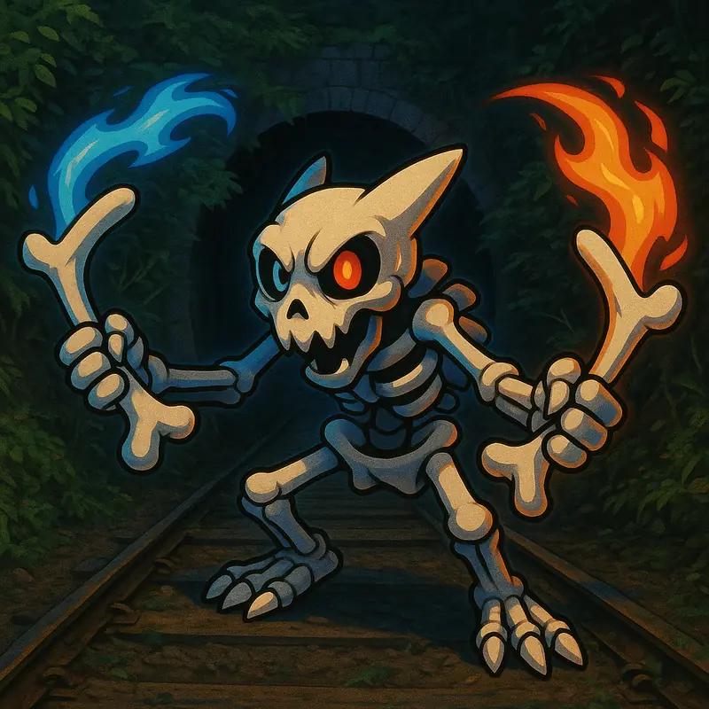 Osseco #178 — arte conceitual do monster tamer brasileiro Mythimon, criatura tipo Normal