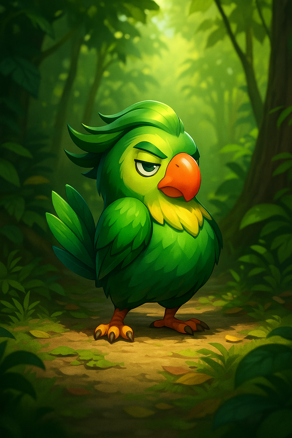 Loroaé Mythimon #292 Ilustração Artística Folclore Brasileiro