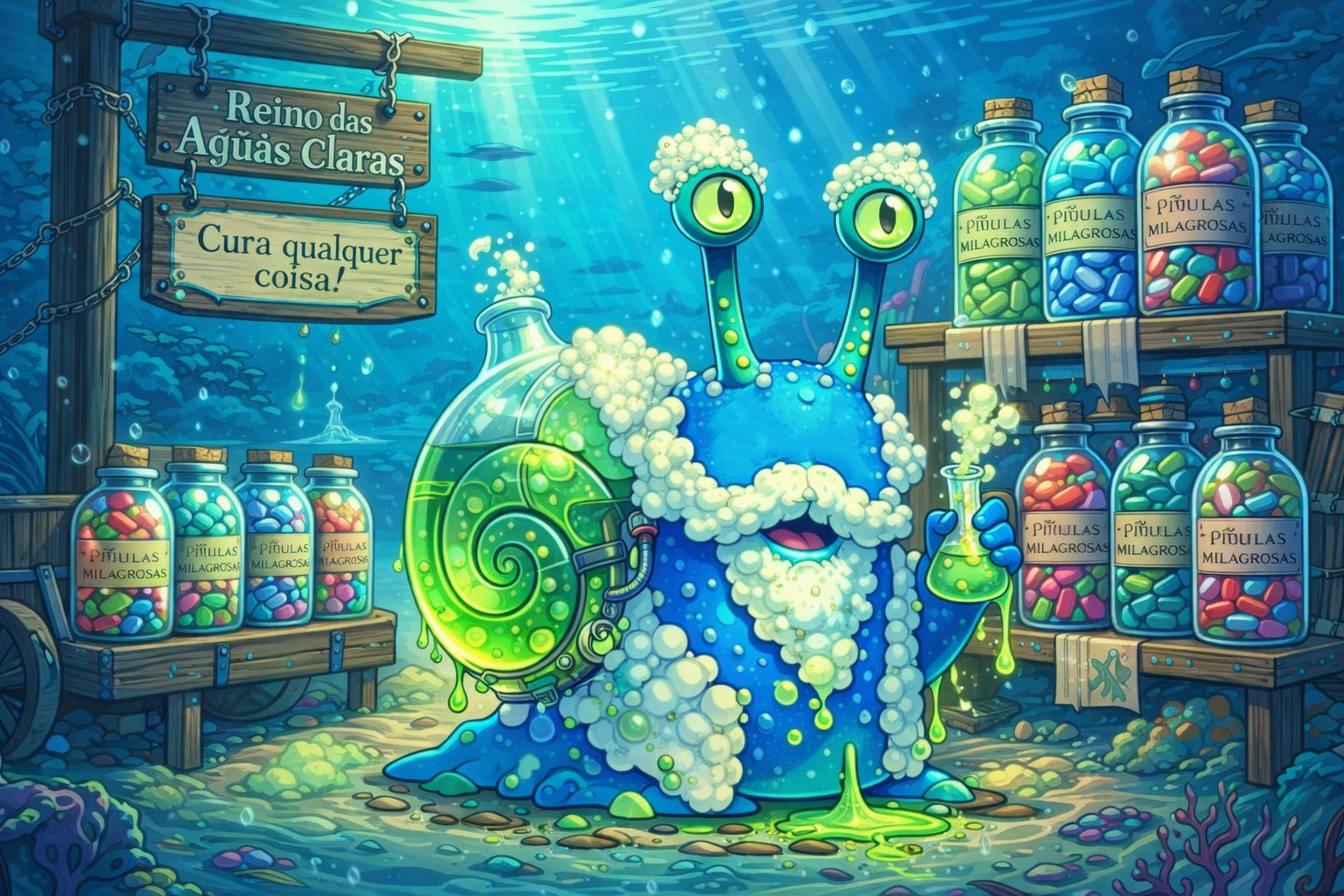 Alquacrawl Mythimon #457 Ilustração Artística Folclore Brasileiro